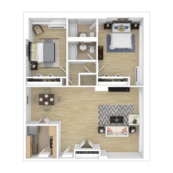2B floor plan